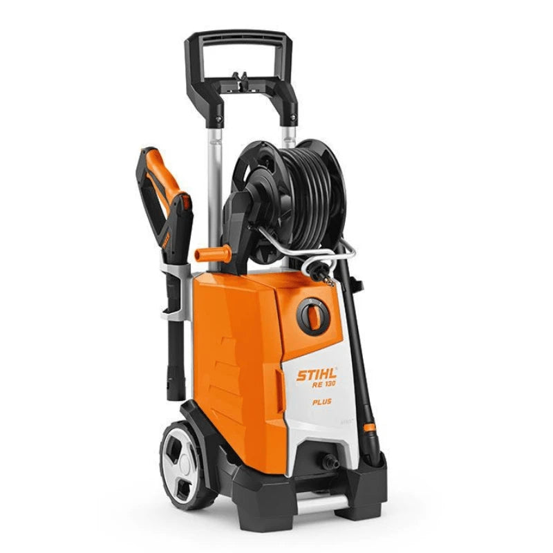STIHL RE 130 PLUS Hochdruckreiniger | 150 bar & 9 m Stahlgewebeschlauch